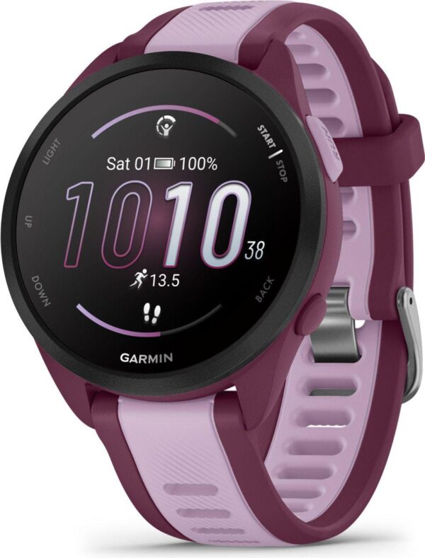 Montre running Garmin Forerunner 165 Music avec design moderne Rouge Berry.jpg