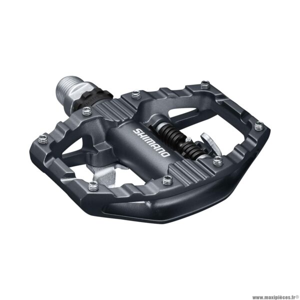 Pedales Shimano PD EH500 avec systeme automatique et plateforme plate.jpg